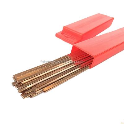 China Welding Copper Phosphor Welding Wire Solid Wire BCuP-2 Flat Rod Round Rod for sale