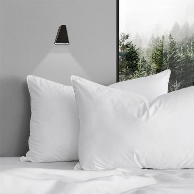 China Anti Dust Mites Soft Cotton Night Sleep Cotton Breathable Medium Firm Hilton Hotel Orthopedic Pillow for sale