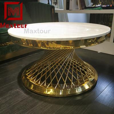 China Modern Coffee Table Modern Marble Design Round Center Table Top Coffee Table For Living Room for sale