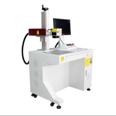 China Deep marking 20w 30w 50w Printing Colorful Fiber Laser Marking Machine for Stainless Steel for sale