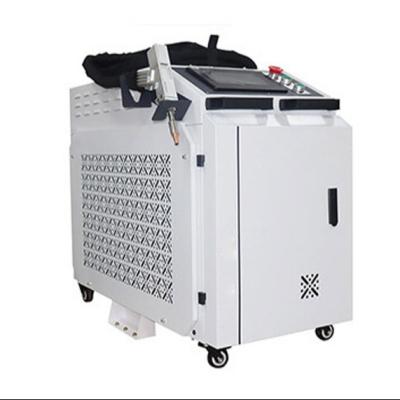 China Building Material Shops Wholesale Automatic Laser Welder with Wires Feeder Handheld Fiber Welding Machine for Metal Cabinet Furniture Manufacturing for sale