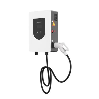 China Wholesale Price 20kw Level 3 GBT Wallbox Commercial Wall Mounted Fast Vehicle Charging Station Pile DC EV Charger For Electric C GDCB020A for sale