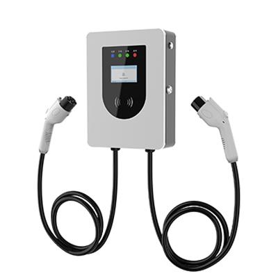 China Wholesale 14kw Type 1 Level 2 Wallbox Home Commercial Wall Mounted Vehicle Charging Station Pile AC EV Charger For Electric UACB014B for sale