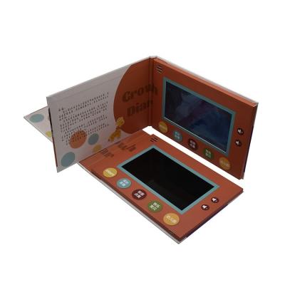 China Europe China Factory Price Cheap Custom 5 Inch Video Gift Greeting Cards 7 Inch LCD Video Brochure for sale