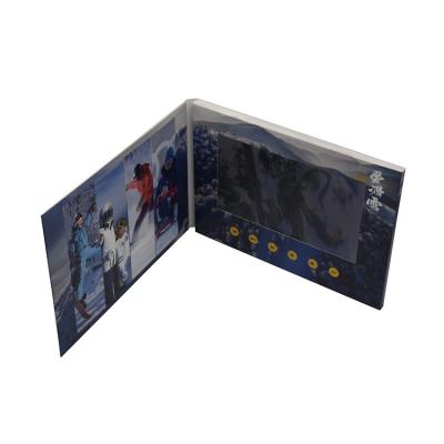 China Europe Lcd Video Card Business Advertising Greeting Card Tft Video Brochure 7inch for sale