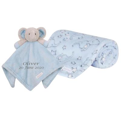 China New Design PORTABLE Elephant Comforter Matching Monogrammed Baby Blanket Fleece Crib Blankets Newborn Towels Keepsake Gift For Baby for sale