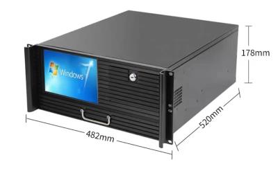 China Personal Industrial Rackmount PC Intel Core I7 / i5 / i3 20 kg Gewicht MSATA Speicher zu verkaufen