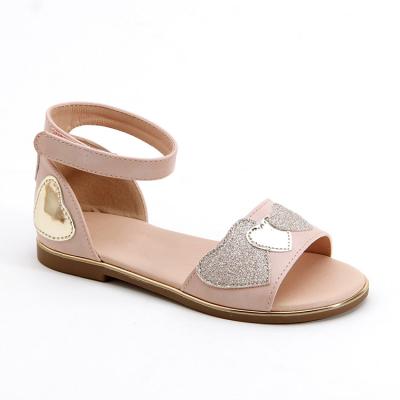 China CUSHIONING New Factory Direct Design Rubber Outsole Girls Summer Beach PU Leather Sandals For Kids Dress Up Kids for sale