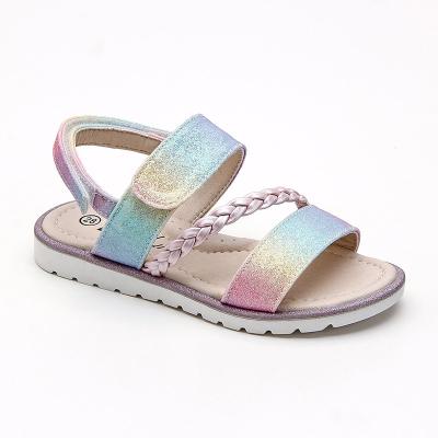 China Around 2021 Fashion Hot Selling High Quality Summers Comfortable Flat Children Shoes Lovely Kids Girl Sandals Casual Sandals for sale