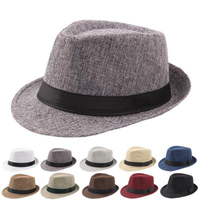 China 2021 Men's Summer Striped Straw Hat For Women Beach Hat For Ladies Hats for sale