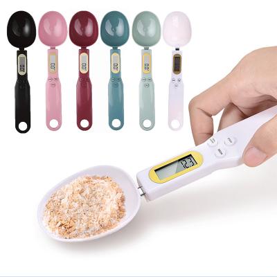 China Coffee Kitchen Scales Kitchen Coffee Digital Spoon Scale Doser Weighing Food Scale 500g/0.1g Gram Ingredient Scale Electric Spoon for sale