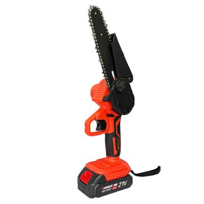 China 6 Inch 21V Handheld Branch Electric Mini Chainsaw Garden Tools for sale