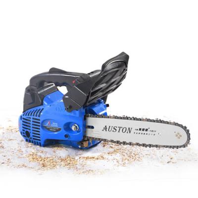 China Sierra portátil de la gasolina de Mini Top Handle Gas Chainsaw 25cc para cortar árboles en venta