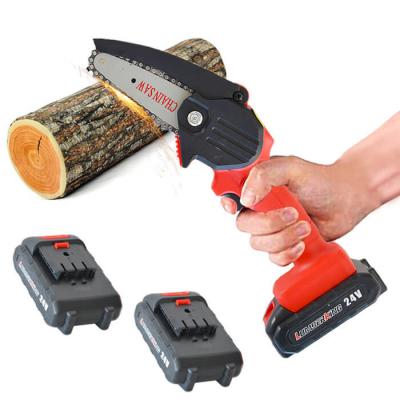 China PDA Mini Chainsaw Rechargeable Handheld Chainsaw de la batería 350W en venta