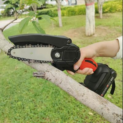 China 4 Hand-Mini Chainsaw Brushless Motor Mini einzelne Handkettensäge des Zoll-21v zu verkaufen