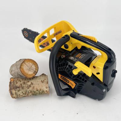 China OEM Gasoline Chainsaw Wood Cutting Petrol Top Handle Chain Saw 2 Stroke 25CC 900W for sale