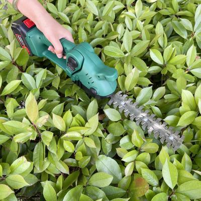 China Li-Ion Cordless Electric 21v Trimmer de arbustos de cobertura de mano Cortadoras de podas eléctricas Herramientas de podadura ajustables en venta