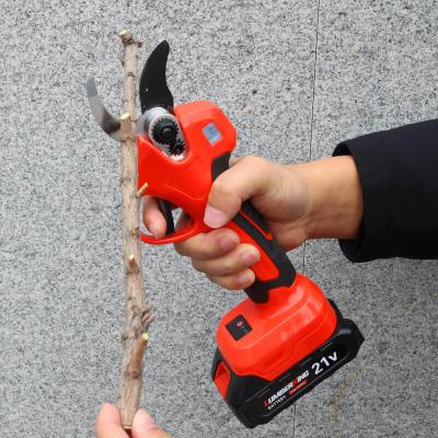 China Portable Cordless Electric Scissors Lithium-Ion Gardening Pruning Shears for sale