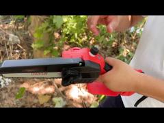 One Handed Electric Pruning Chainsaw Portable Mini 8Inch Lithium Battery Cordless