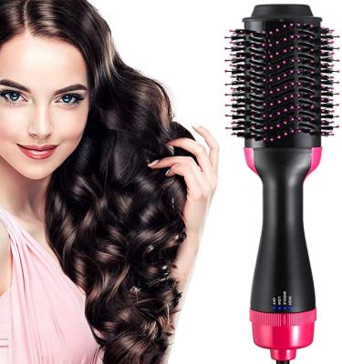 China 2021 New Beauty Multifunctional Eqiupment Design 3 in 1 Hair Dryer and Volumizer Hot Air Straightening Drier Brush for Women for sale