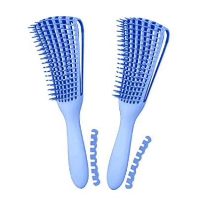 China Cushion in stock 3a to 4c Detangling hair detangler brush comb hair brush custom nylon for sale