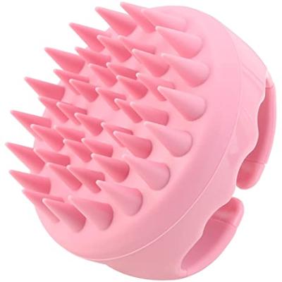 China Amazon Best Selling Hair Scalp Massager Shampoo Brush Scalp Massager Silicone Hair Shampoo Brush Washing Comb for sale