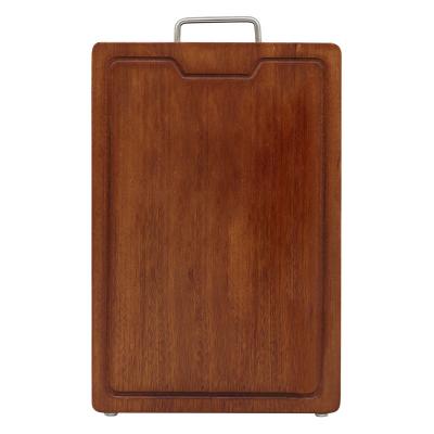 China Custom Meat Stored Acacia Wood Butchers Block Cutting Board Live Wooden Ebony Wood Chopper for sale