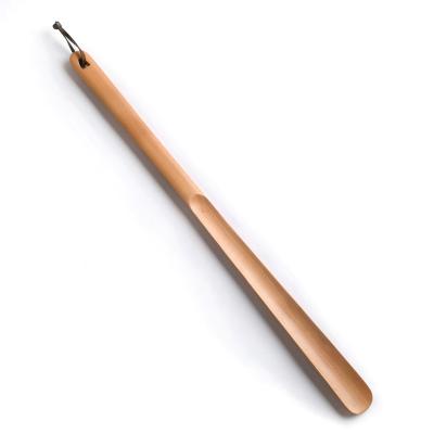 China 2022 New Amazon Hot Sale Beech Homeware 2022 New Shoe Horn Wooden Grip Shoe Horn for sale