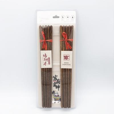 China Stocked Reusable Chopsticks For Sushi Hotel Restaurant Home Use Natural Wooden Chopsticks Pairs Wenge Chopsticks for sale