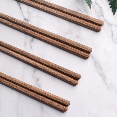 China Wenge Chopsticks Reusable Japanese Classic Walnut Gift Stocked Wooden Sticks for sale