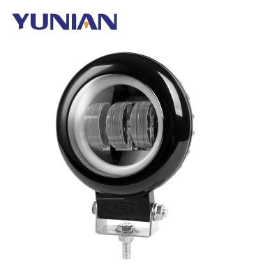 China Aluminum+LED 5inch 30W Led Work Light For Electric Scooters 12V 24V Angel Eyes Fog Lamp Offroad Auto Motorcycle ATV SUV Headlight for sale