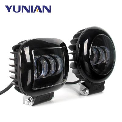 China Aluminum+LED 5 Inch 30W Round Square Spotlight Led Work Light For Motorcycle SUV Car 4x4 Truck Offroad 12V Fog Lights for sale