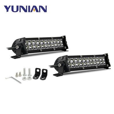 China Aluminum+LED Double Row 7Inch 60W Led Light Bar SPOT Truck 4WD ATV Car Light Excavator 12V 24V Offroad Driving Work Lights for sale