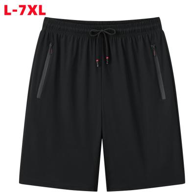 China Men's Five-Point Summer Ice Pants Anti-Wrinkle Beach Pants Slim Silk Casual Soft Sports Fitness Pants Breathable Shorts for sale