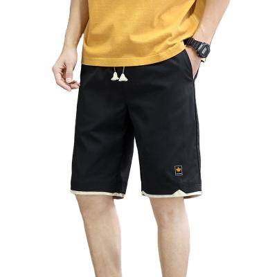 China Khaki Blue Green Black Casual Pattern Men's Anti-Wrinkle Summer Breathable Chino Shorts for sale