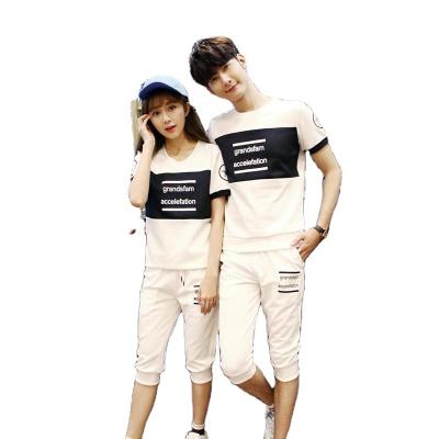 China Summer Breathable Sports Couples Cool Clothing For Men Casual Dresses Man Suit Set for sale