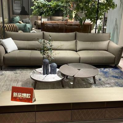 China Homejoy Modern Luxury Furniture Sectional Couches Living Room Genuine Leather Sofa Set (Size) Nordic Comfort Adjustable Hotel for sale