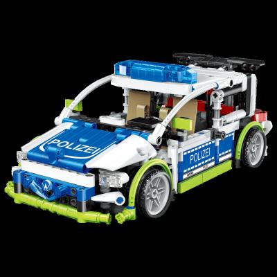 China DIY TOY ZHEGAO building block pull back police car technic car intelligence building block toys set for children and adult plastic brick toys for sale