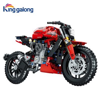 China Toy Zhegao Technic Moc Motorcycle Building Blocks DIY Assembly Motorcycle Educational Model Building Brick Toys For Children Gift for sale