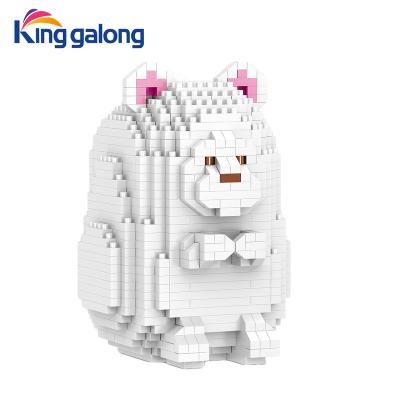 China Building Blocks Educational Toy DIY Assembly Polar Bear Model Small Particle Diamond Block For Children Gift for sale