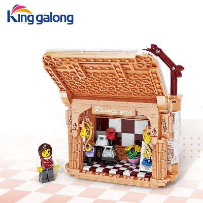 China Building Toy New Arrivals Handbag Shape Street View Blocks Deformable Assembly DIY Mini Building Blocks For Kids Gift for sale