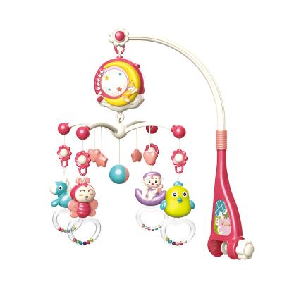 China 2022 Kids Toy Pour Enfant Sync Baby Crib Musical Mobile with Star Projector Lights Music Box 52*9.5*39.7CM for sale