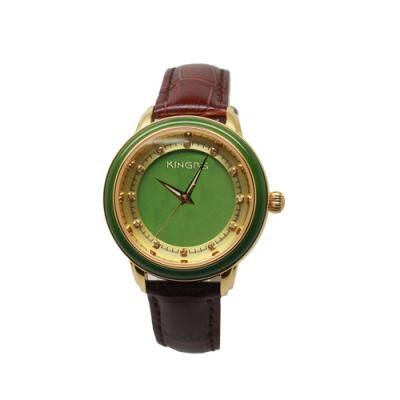 China Het Auto Mechanische Horloge van de damesjade, Mechanisch Handhorloge met Roestvrij staalgeval Te koop