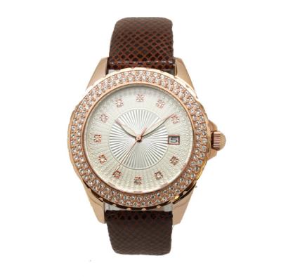 China 40.0mm Stainless Steel Case Latest Fashion Ladies Watches Round Shaped for sale