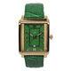 China Rectangle Luxury Green Jade Watch 22 * 20 Mm For Women Custom Logo for sale