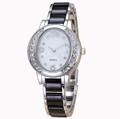 China Reloj de alta calidad de la joyería de las mujeres con el dial de la FREGONA, reloj de las señoras del caseback del acero inoxidable del OEM, reloj de la moda en venta