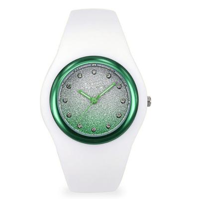 China Joyería de las mujeres, reloj análogo de cuarzo de las señoras del OEM, reloj de la banda del silicón del diseño de Costomized en venta