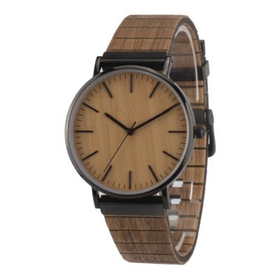 China Boyear Mens Stainless Steel Wooden Wrist Watch ,Ladies Fashion Dress Bamboo Watch OEM,Couple wrist watch for sale