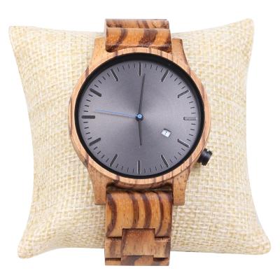 China Reloj de madera para hombre de la caja de acero inoxidable de Boyear, OEM de bambú del reloj del vestido de la moda de las señoras, reloj de los pares en venta