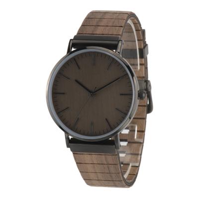 China Reloj de madera para hombre del acero inoxidable de Boyear, OEM de bambú del reloj del vestido de la moda de las señoras, reloj de los pares en venta